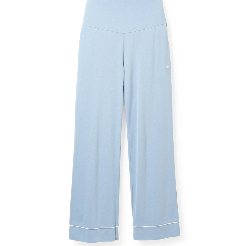 Women's Pima Maternity Pants in Periwinkle