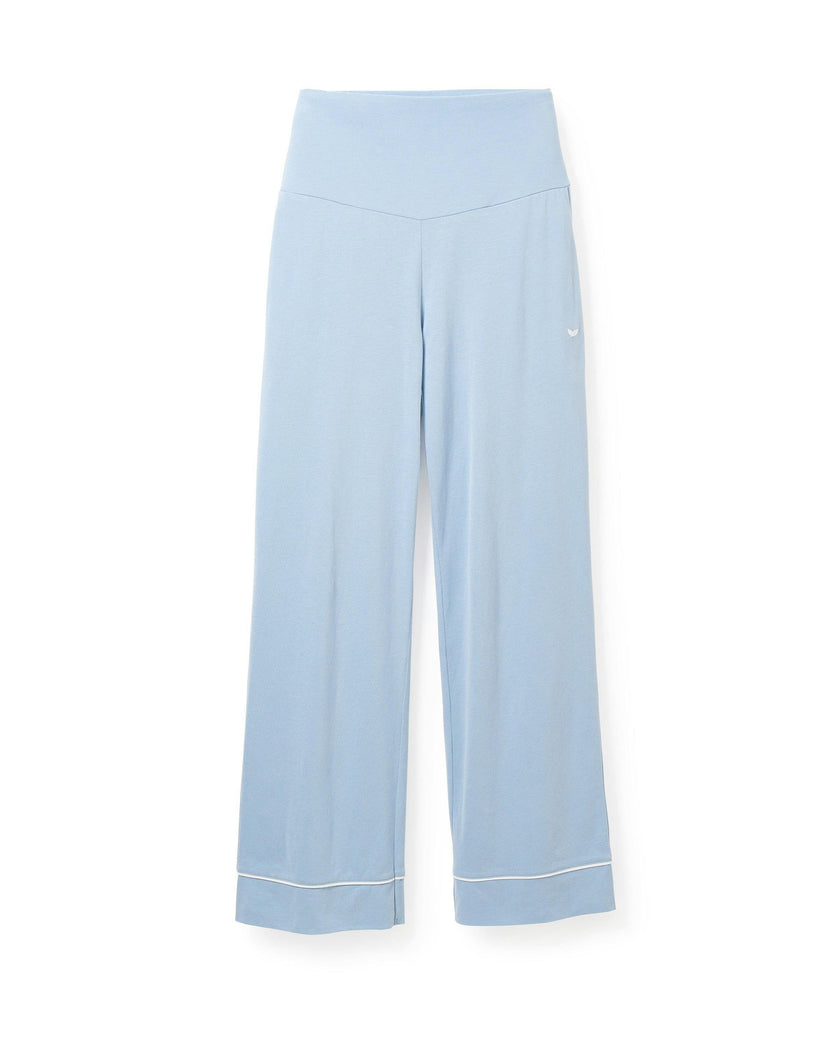 Women's Pima Maternity Pants in Periwinkle