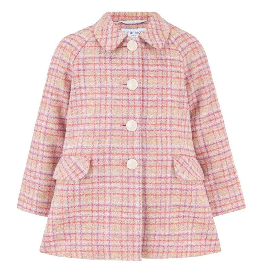 Islington Coat - Blossom Check