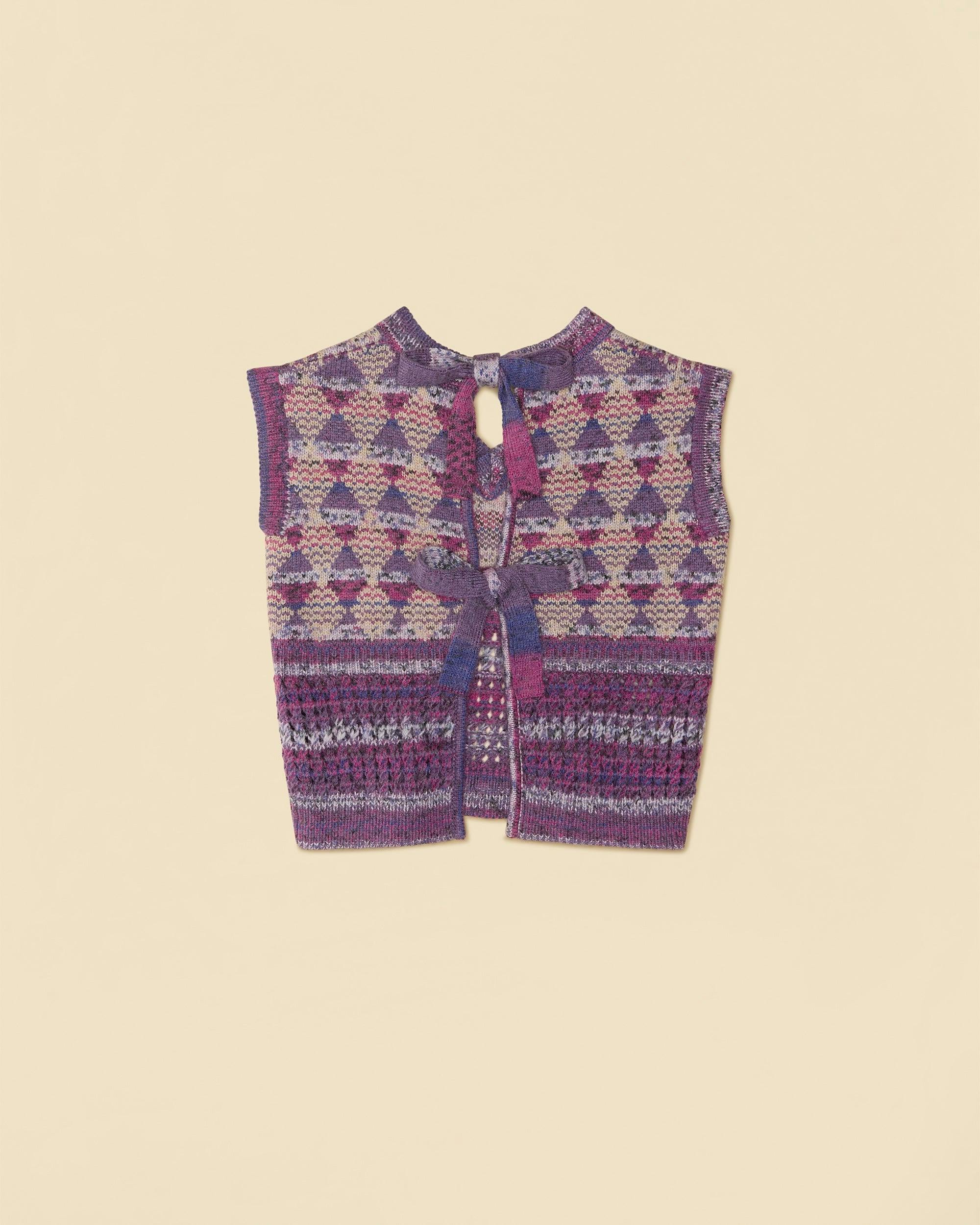 Tie Back Sweater Vest