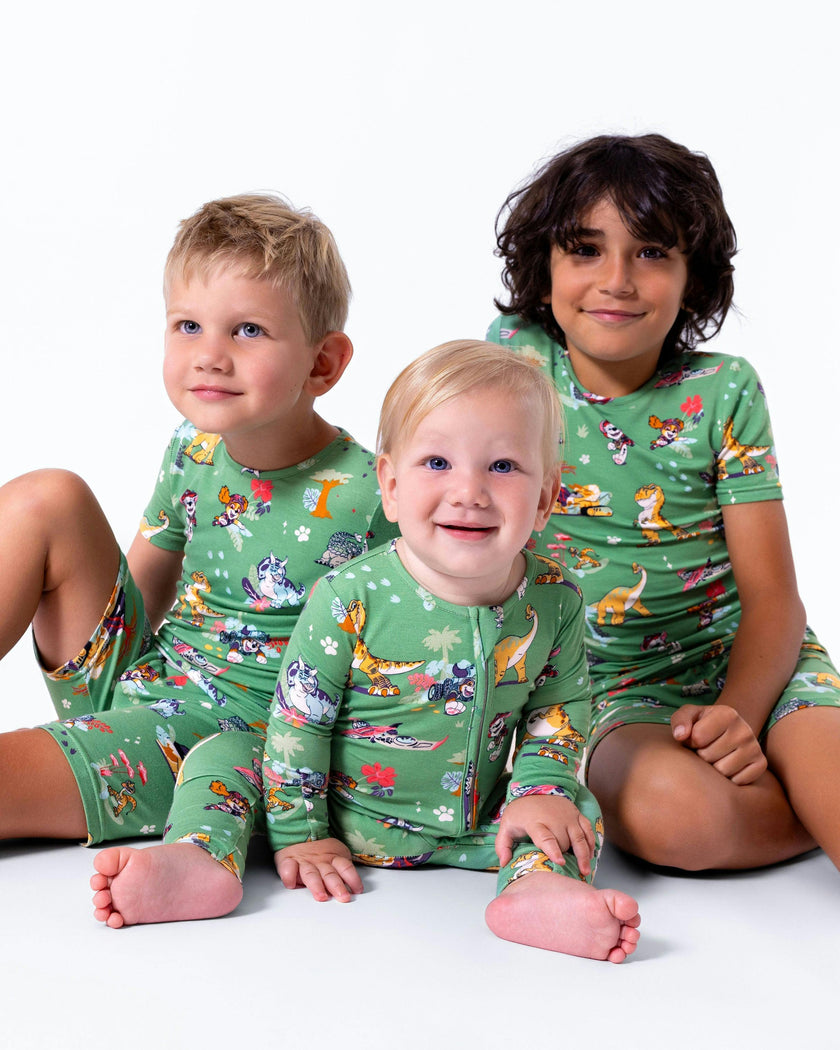 PAW Patrol: Dino Island Bamboo Kids Pajama Short Set