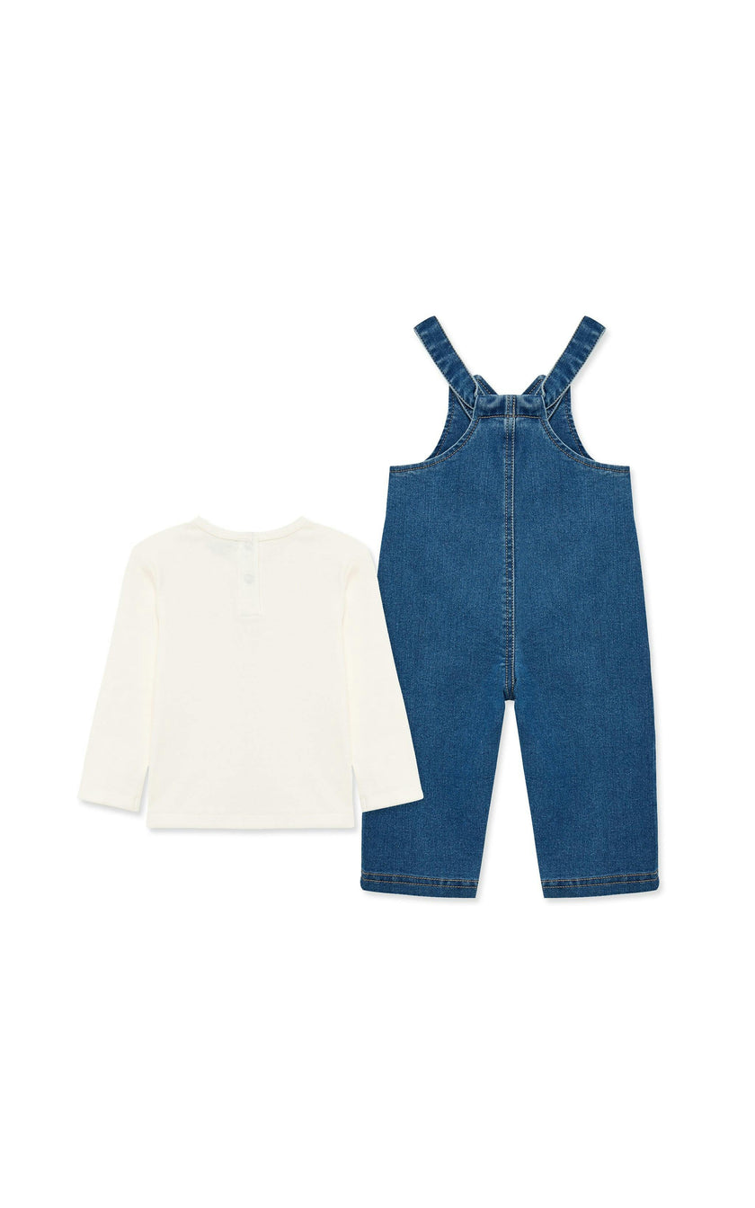 Bow Pocket Overall Set (12-24M)