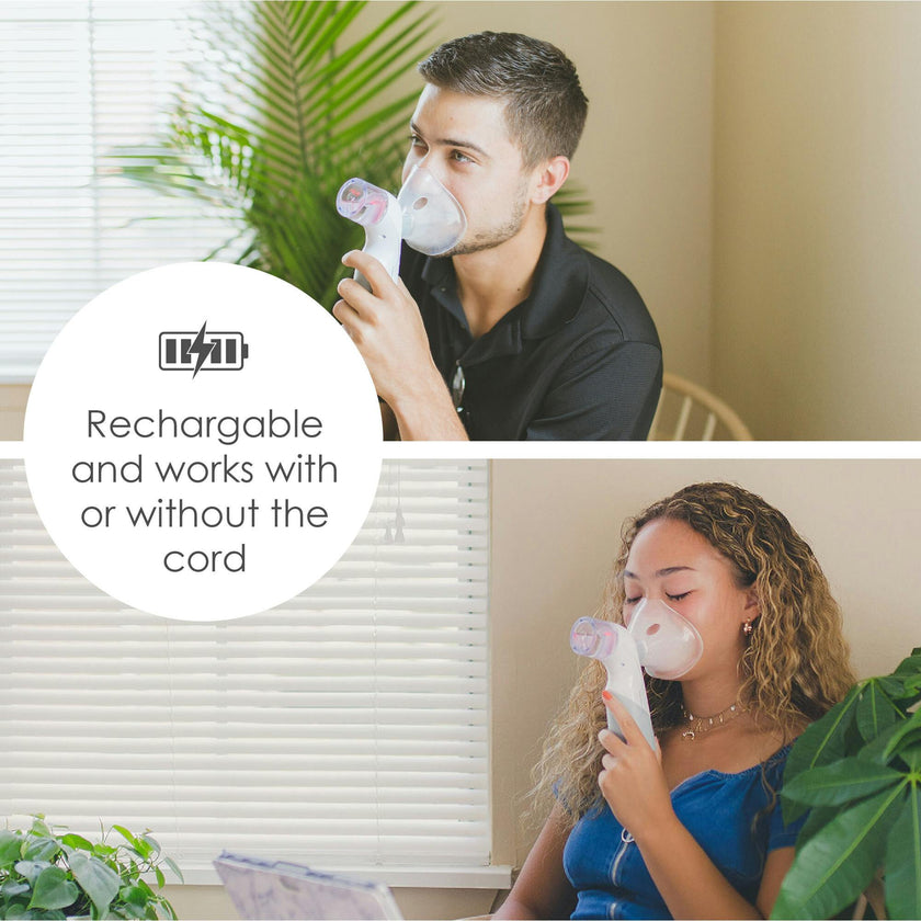 Cordless Steam Inhaler – Warm Steam & Cool Mist Functions