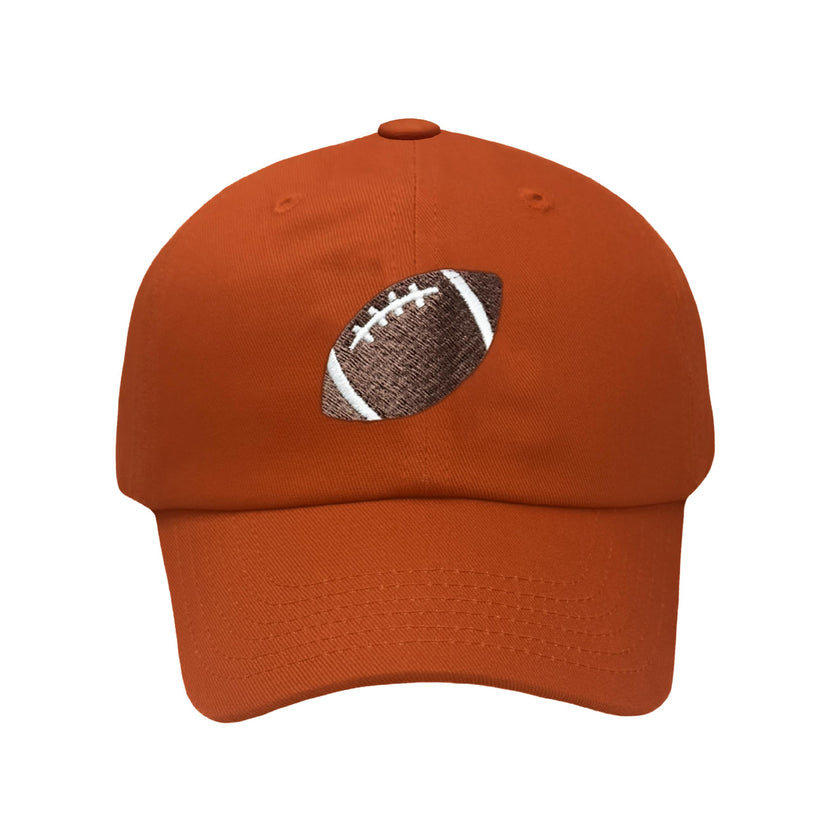 Orange Football Baseball Hat (Baby/Toddler, Youth)