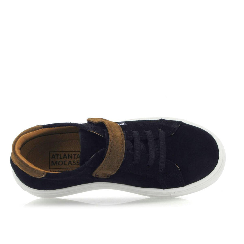 Sneaker, Black Suede