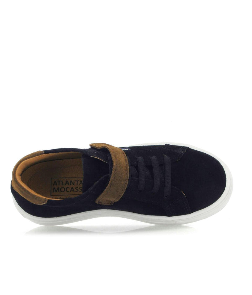 Sneaker, Black Suede