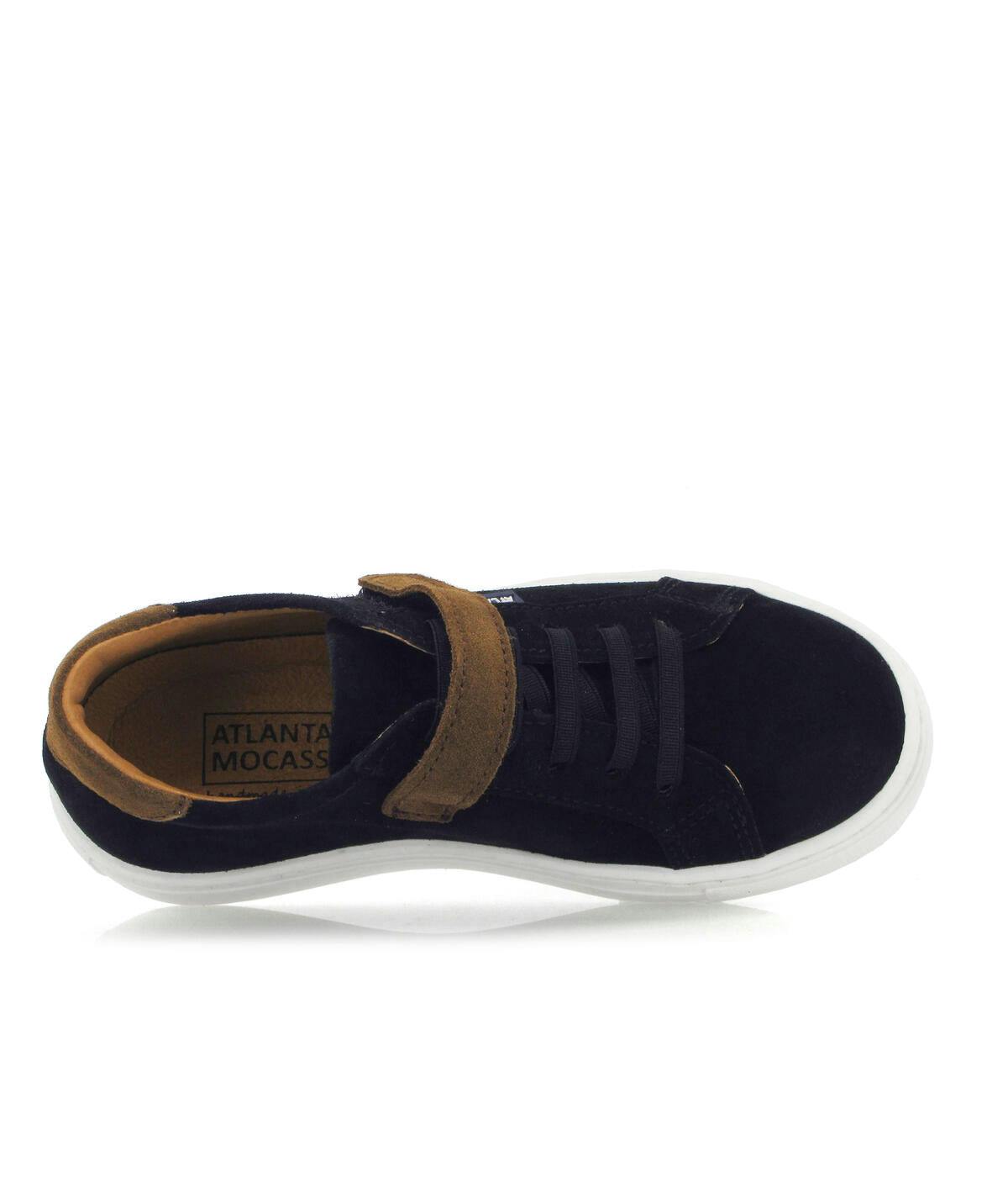 Sneaker, Black Suede