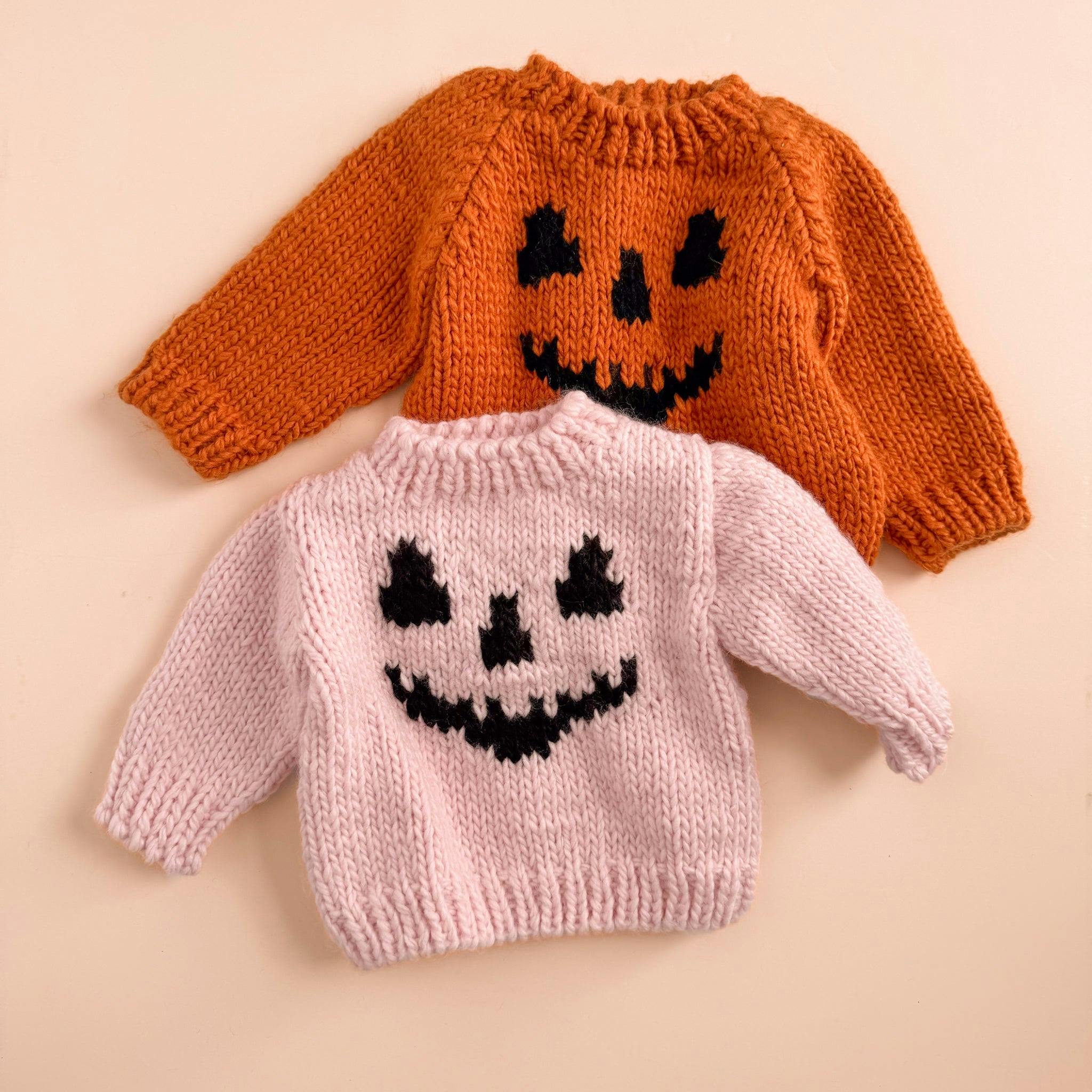 Jack-O-Lantern Sweater - Orange
