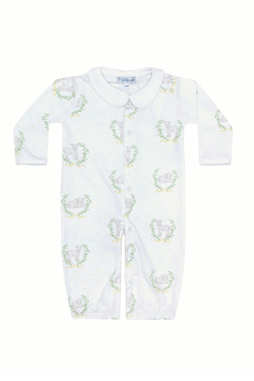 Yellow Print Converter Gown