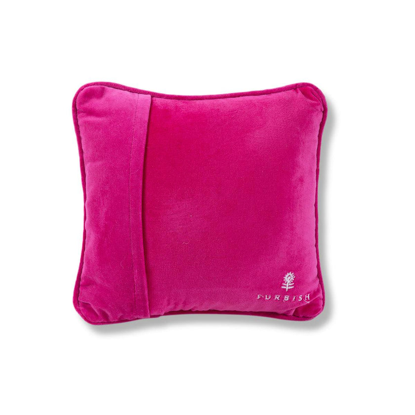 Rich Man Needlepoint Pillow
