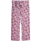 Claiborne Print Bow Waist Wide-Leg Pocket Pant