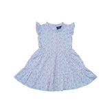 Blush Bows Ruffle Dress
