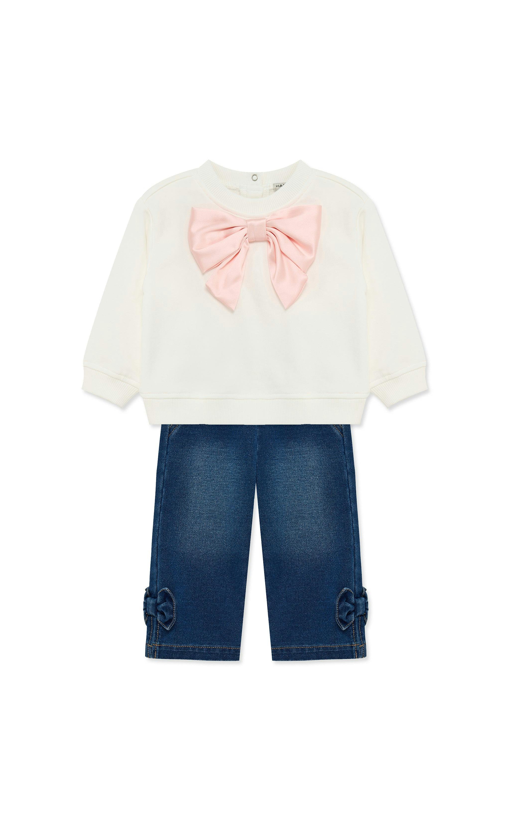 Bow Top With Pant Set (12-24M)