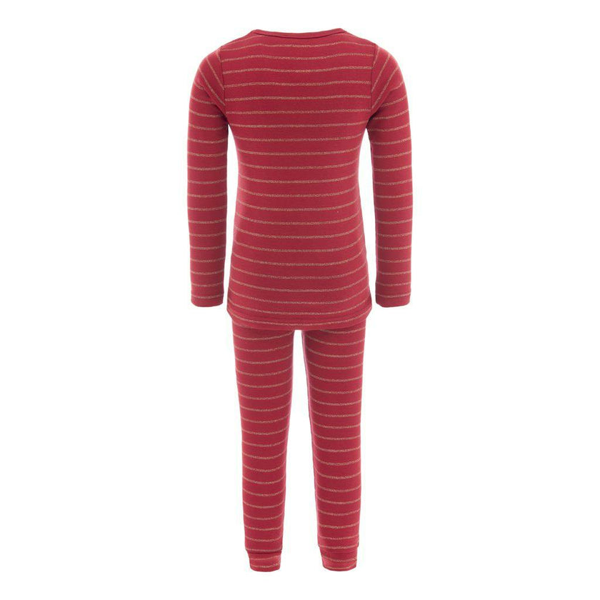 Red Striped Modal Outfit
