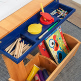 Art Table With Drying Rack & Storage