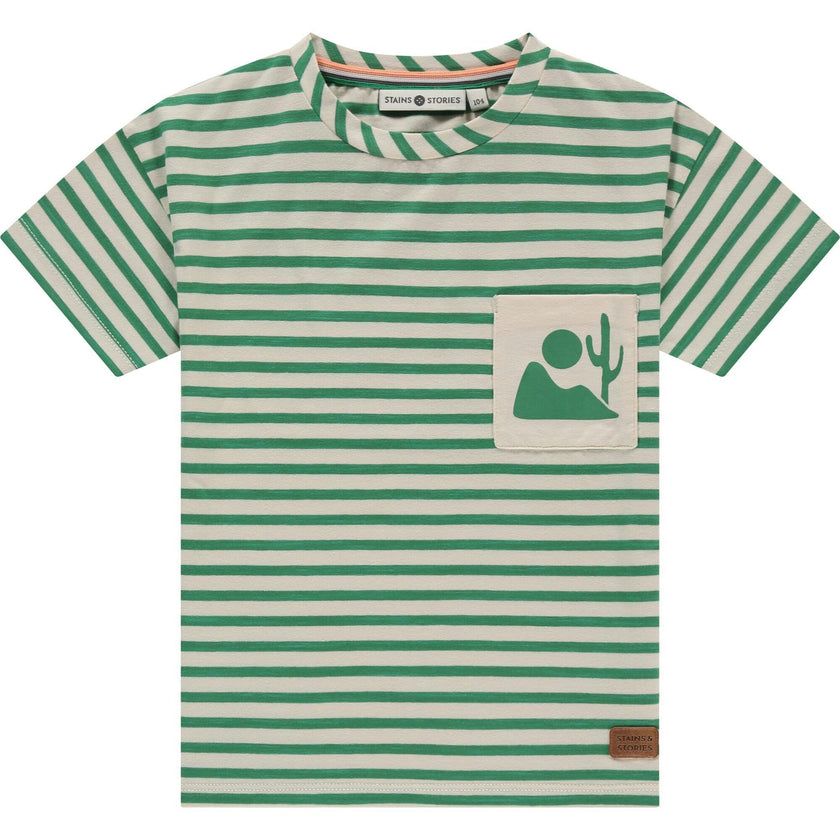 Striped Pocket T-Shirt