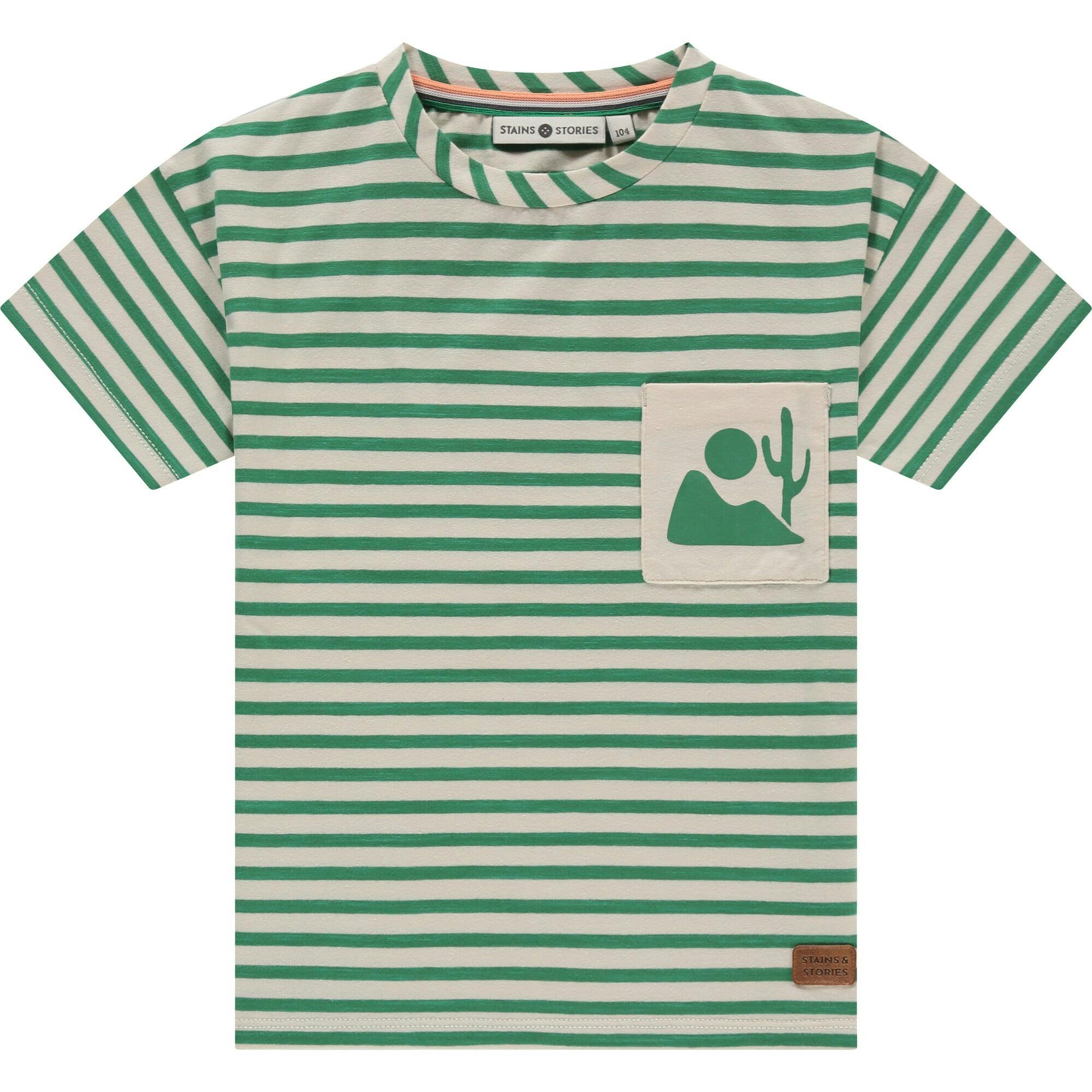 Striped Pocket T-Shirt