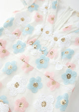 Gabrielle Frill Sequin Mini Dress