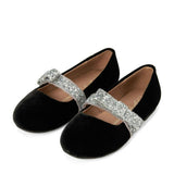 Mia 2.0 Velvet Sparkling Bow Strap Mary Jane Shoes