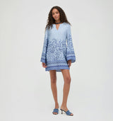 The Magnolia Tunic - Cornflower Wildflower Field