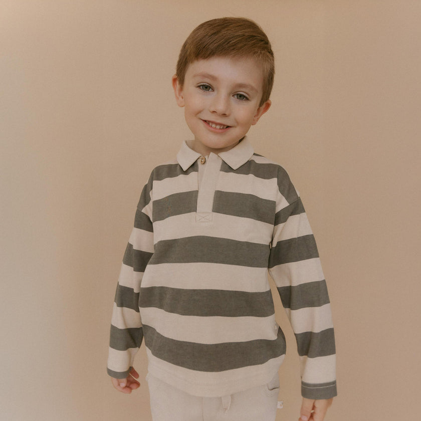 Organic Long Sleeve Polo