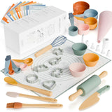 Kid Safe Cooking Tools - Kids Baking Set Gift for Girls