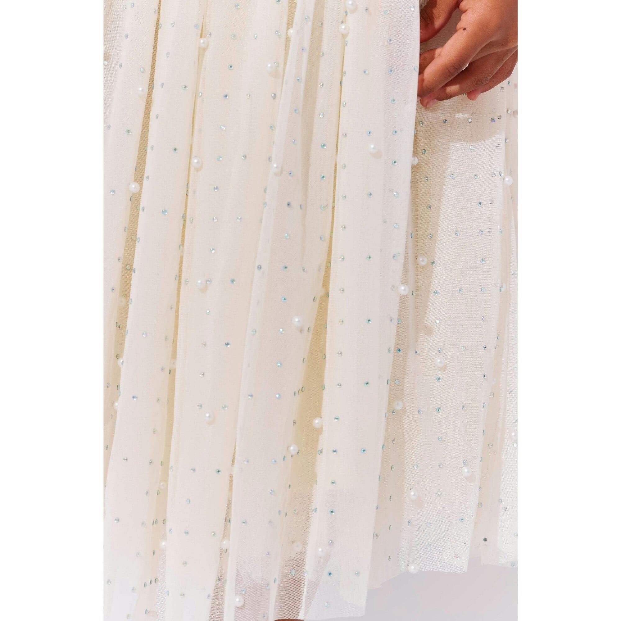 Diamond’s and Pearls Midi Skirt