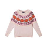 Infant Girls Sweater & Corduroy Skirt Set | Pumpkin Harvest - Burgundy