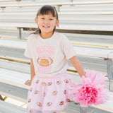 Game Day Sequin Patch Short Sleeve T-Shirt