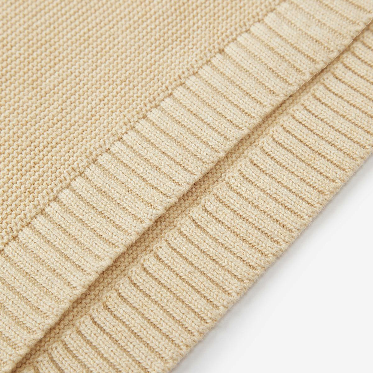 Khaki Knitted Blanket