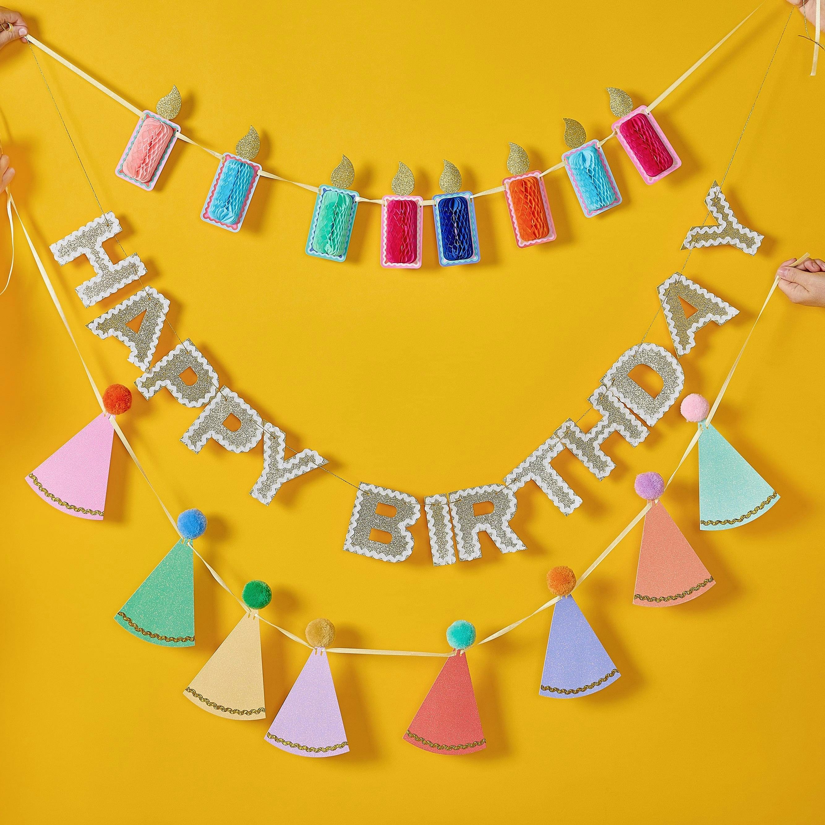 Put On Your Party Hat Reusable Party Garland