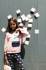 Recycled Cotton Hearts Kid Legging