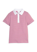 Short Sleeve Polo - Americana Stripe