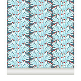 Papier peint CHLOROPHYLLE coloris Bleu de Prusse