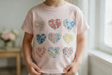 Liberty of London Children's Hearts T-Shirt - Pink