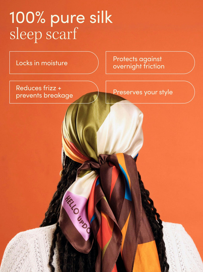 Golden Hour Silk Sleep Scarf