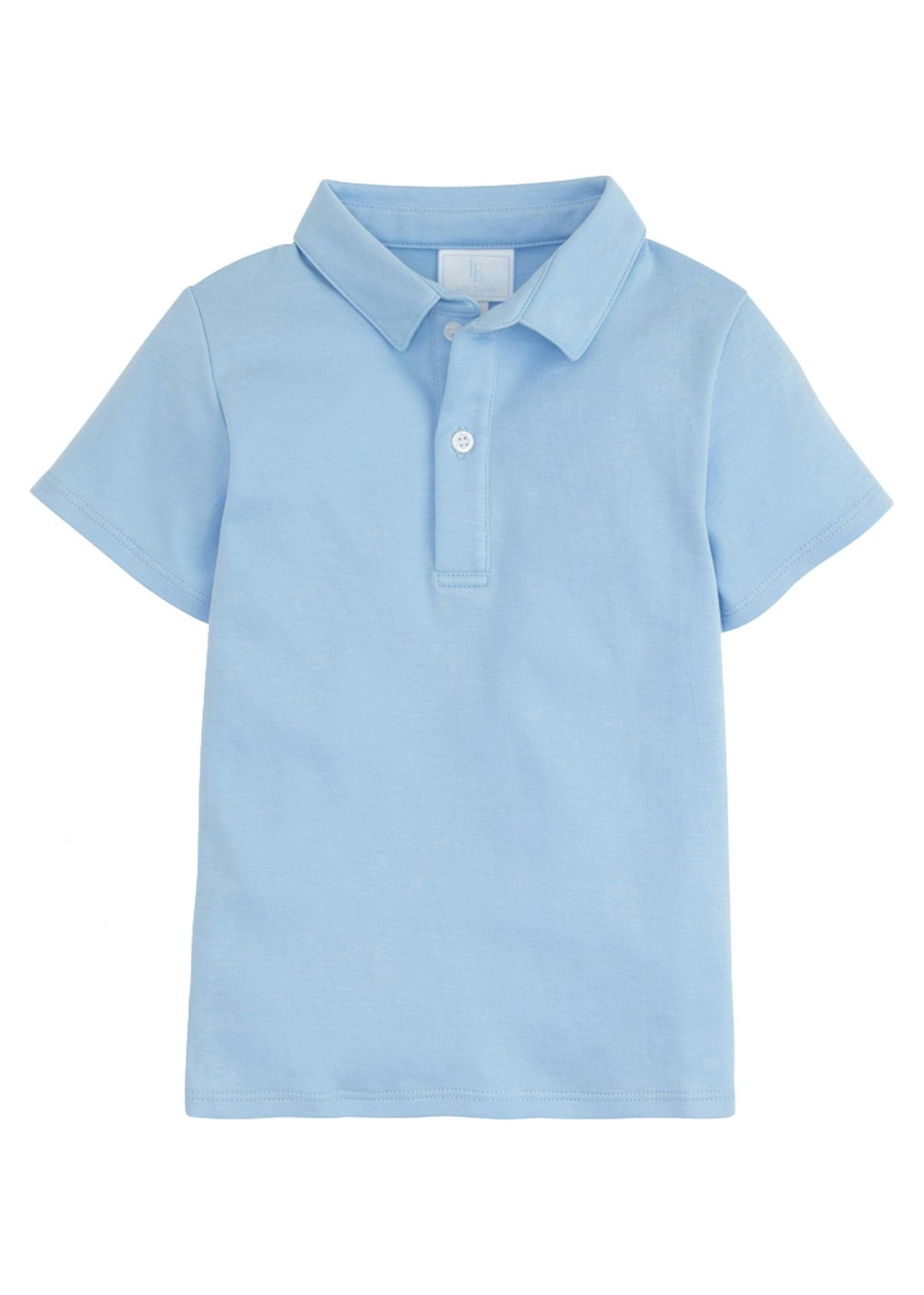 Short Sleeve Polo - Light Blue