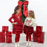 Christmas Plaid Layered Bow Headband