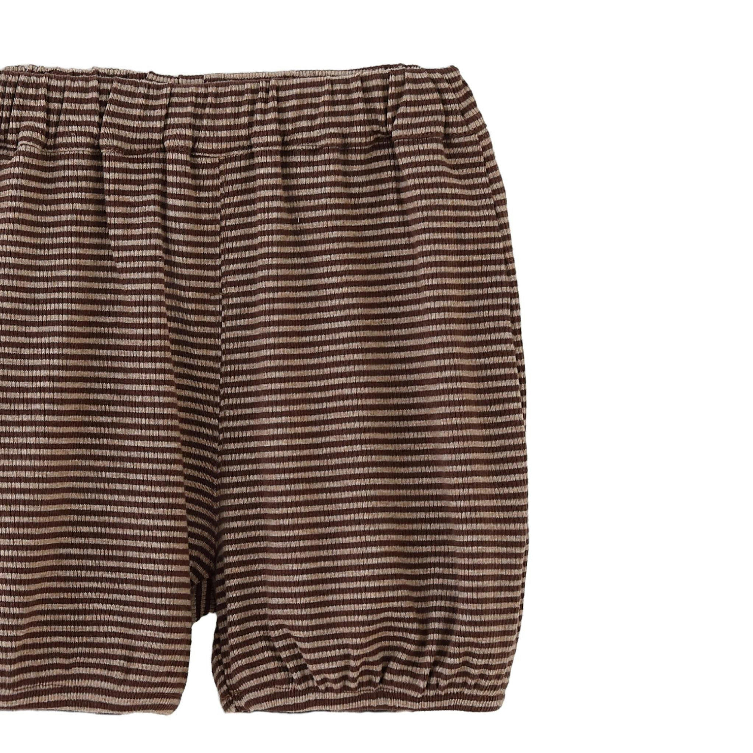 Brown Dog Stripe Set