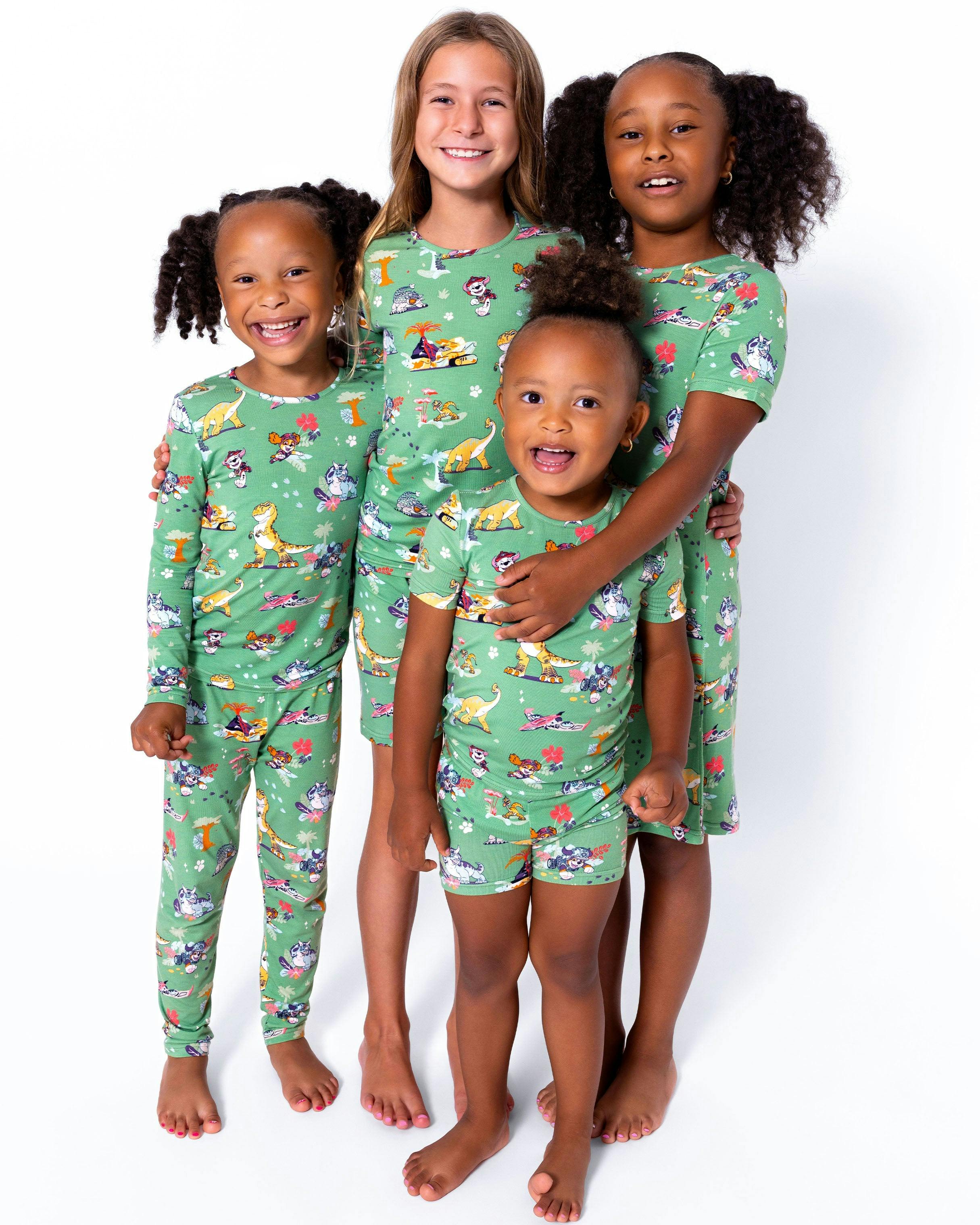 PAW Patrol: Dino Island Bamboo Kids Pajama Short Set