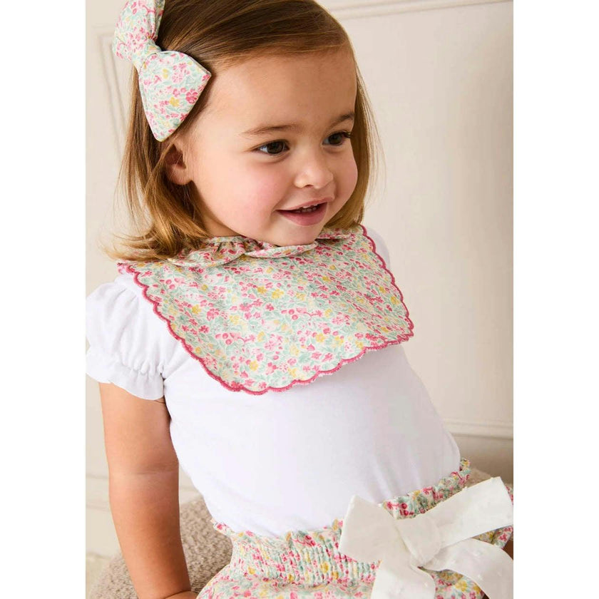 Adelaide Floral Medium Bow Hair Clip