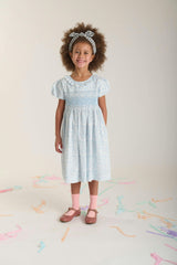Hand-Smocked Girls Dress - Charlotte