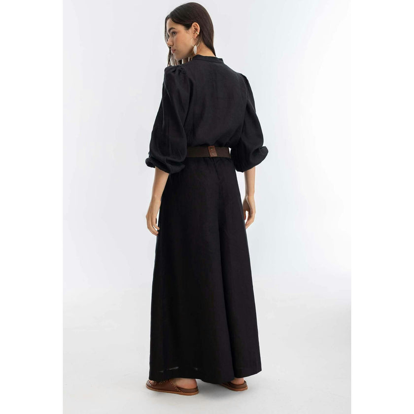 Sabi Linen Pants - Black