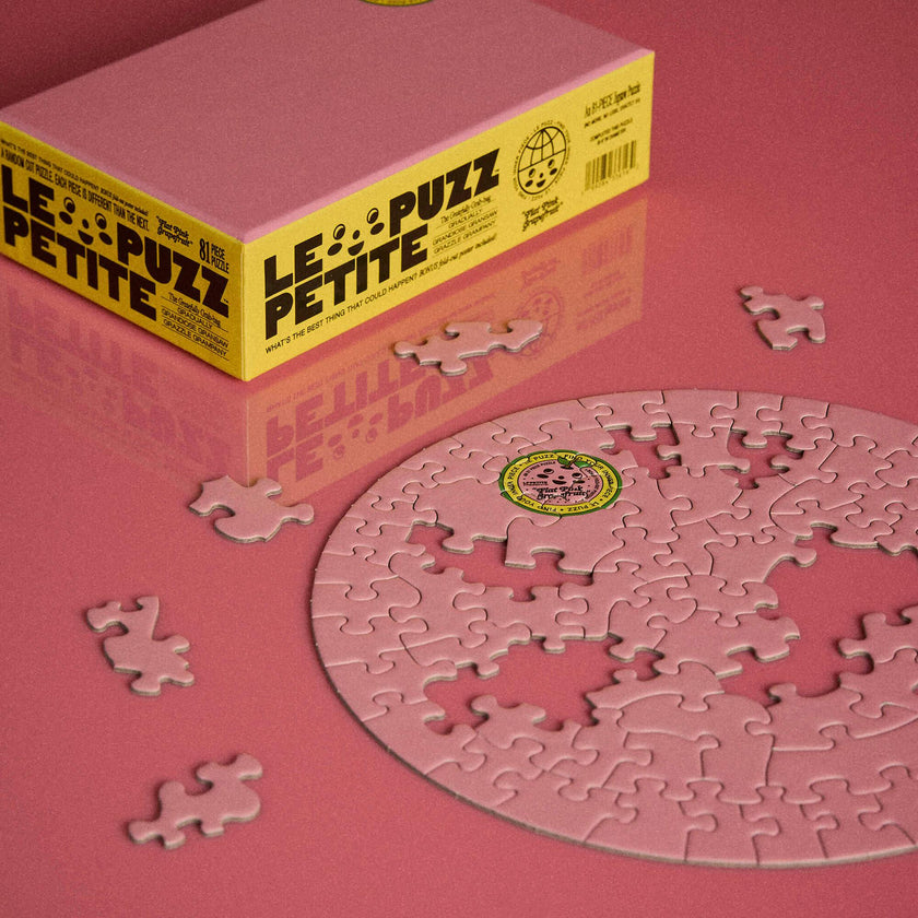 Flat Pink Grapefruit Puzzle