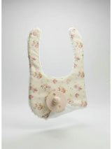 Soothe and Snap Pacifier Bib-Antique Rose