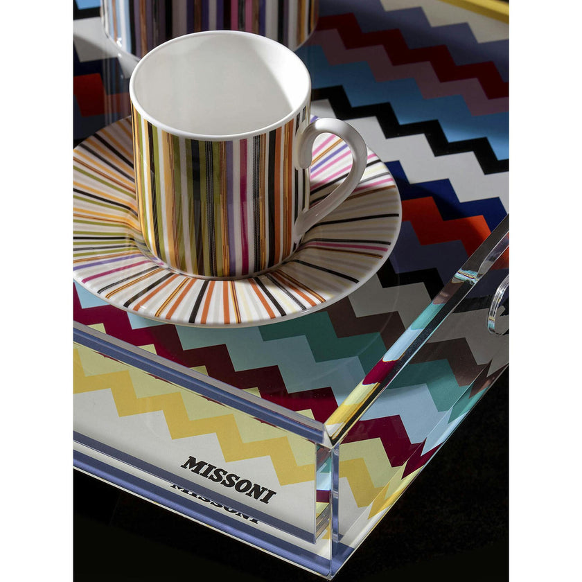 Tray Curt Vassoio Multicolor Medium Tray 9.8 X 13.8 In