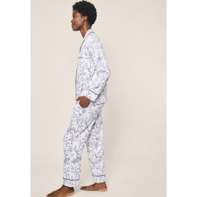 Women's Pima Pajama Set in Timeless Toile