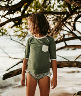 Jamie Rashguard Sage Green and Ivory