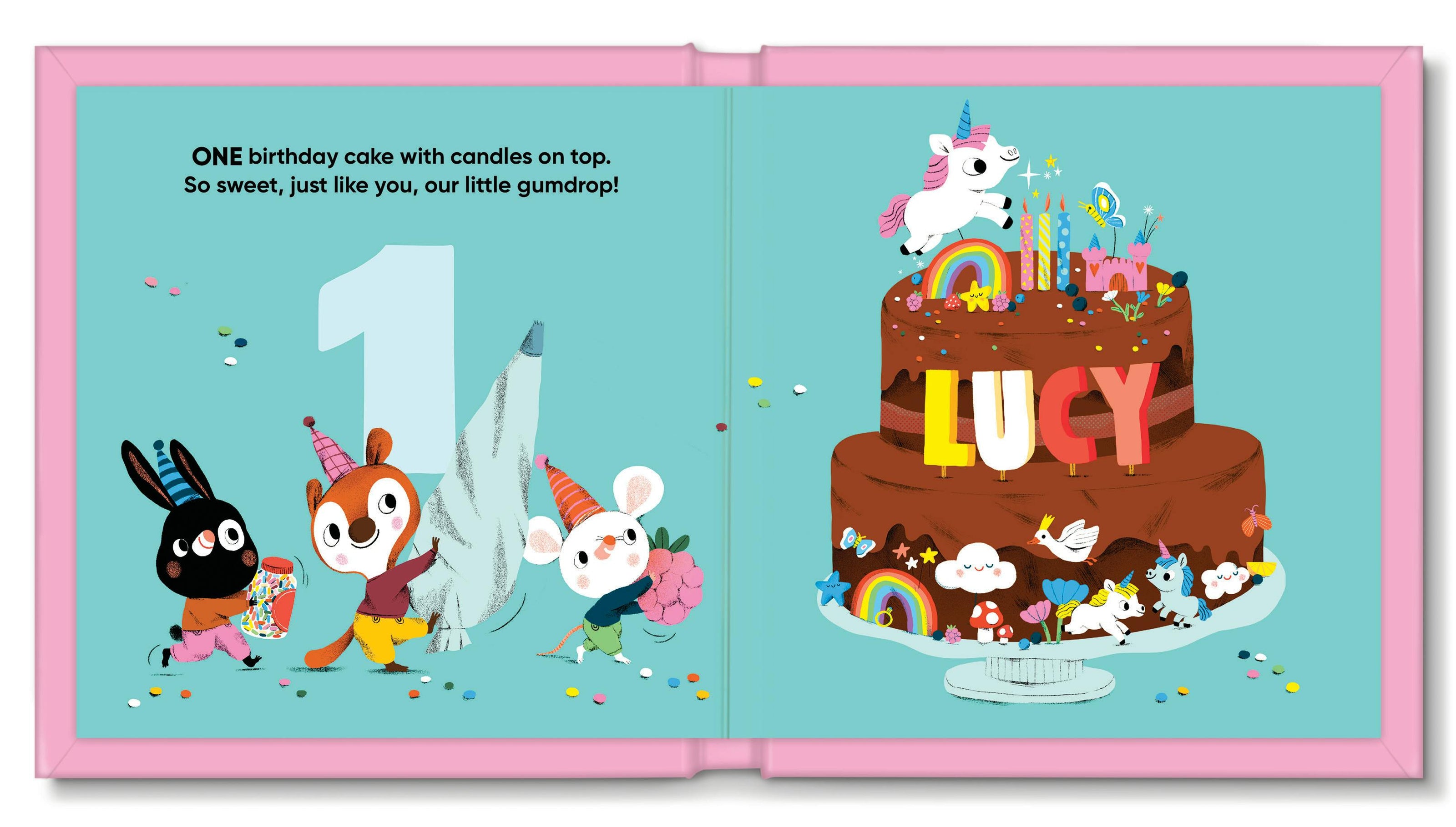 Birthday Counting - Birthday Personalized Book (Unicorn)