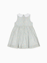 Light Blue Floral Aimee Girl Dress